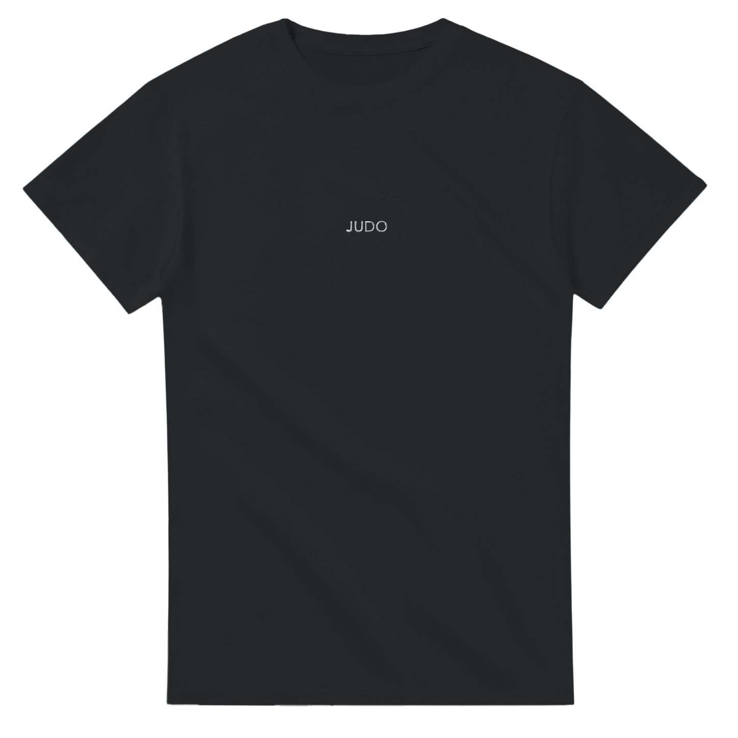 'Judo' Embroidered T-shirt - Black & White