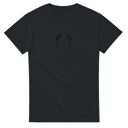 'Rei' Embroidered T-shirt - All Black