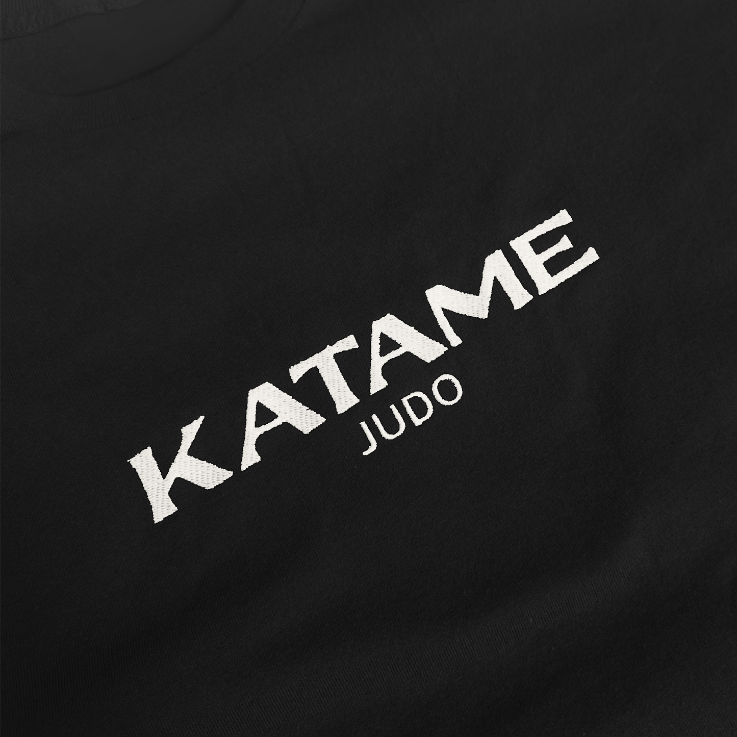 'KATAME' Embroidered T-shirt - Black & White