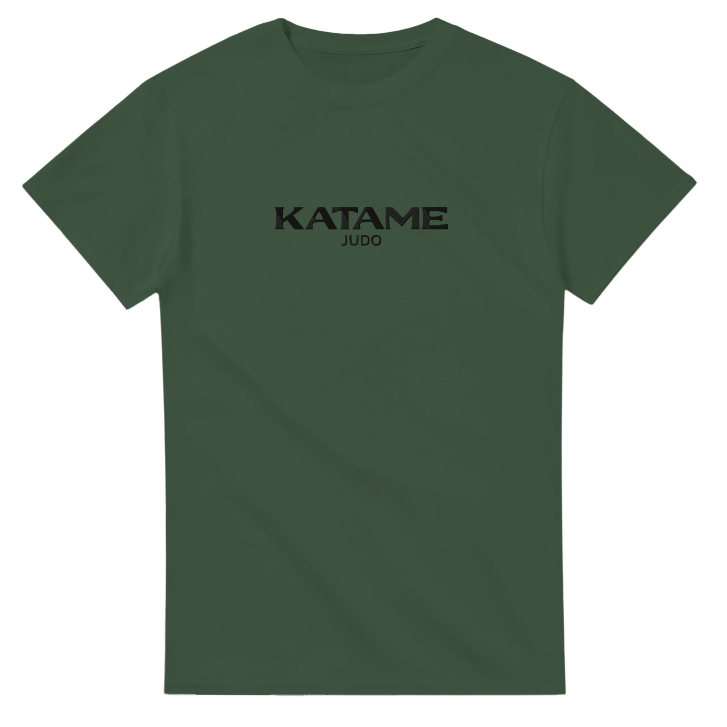 'KATAME' Embroidered T-shirt - Military Green & Black