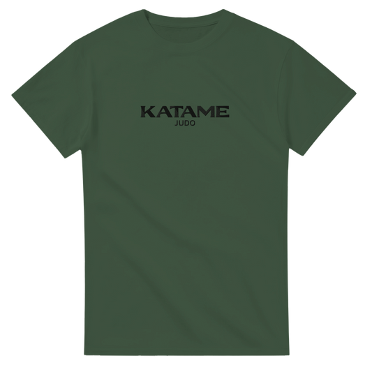 'KATAME' Embroidered T-shirt - Military Green & Black