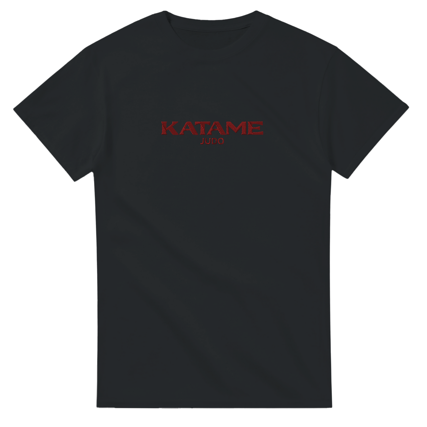 'KATAME' Embroidered T-shirt - Black & Red