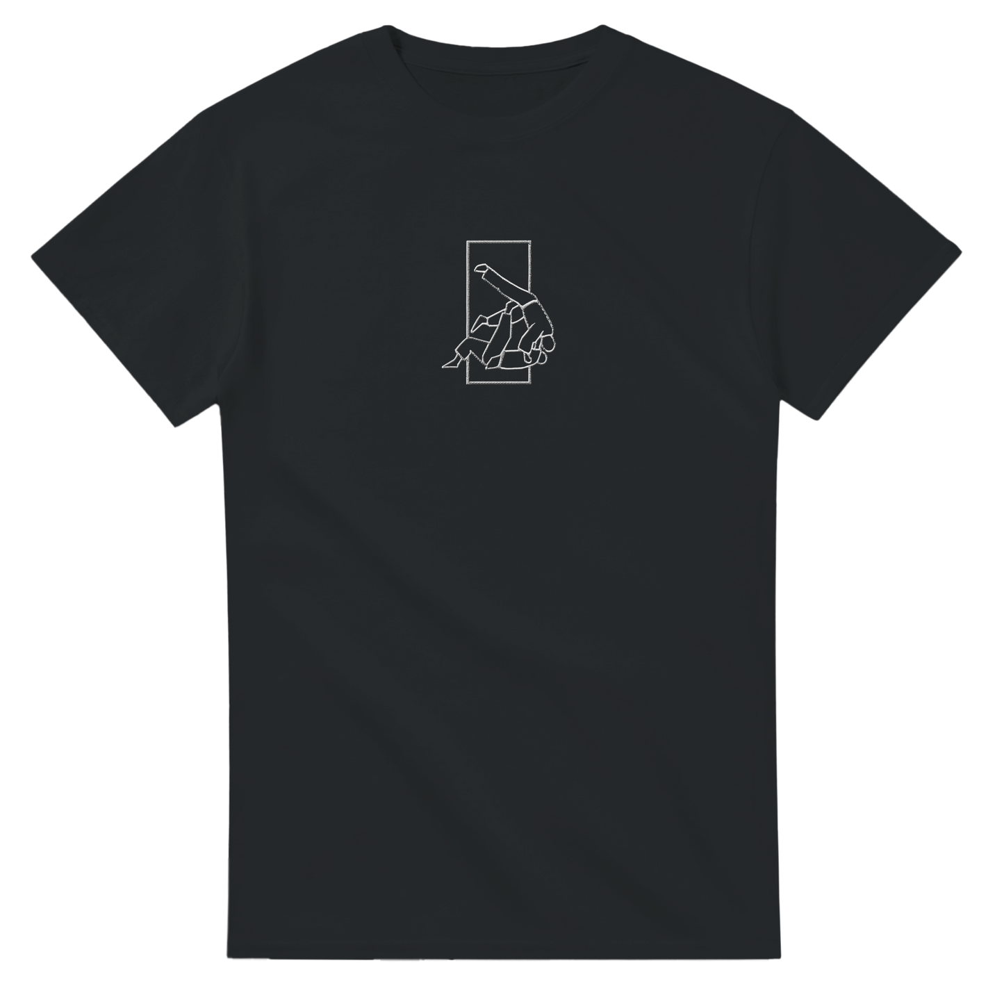 'Sutemi' Embroidered T-shirt - Black & White